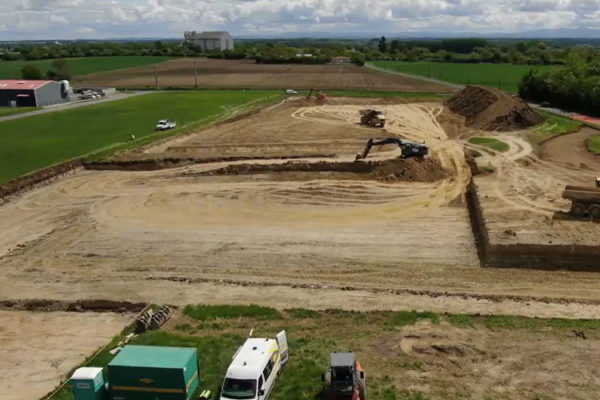 Chantier gannat GSE VTD industrie découpe matériaux souples