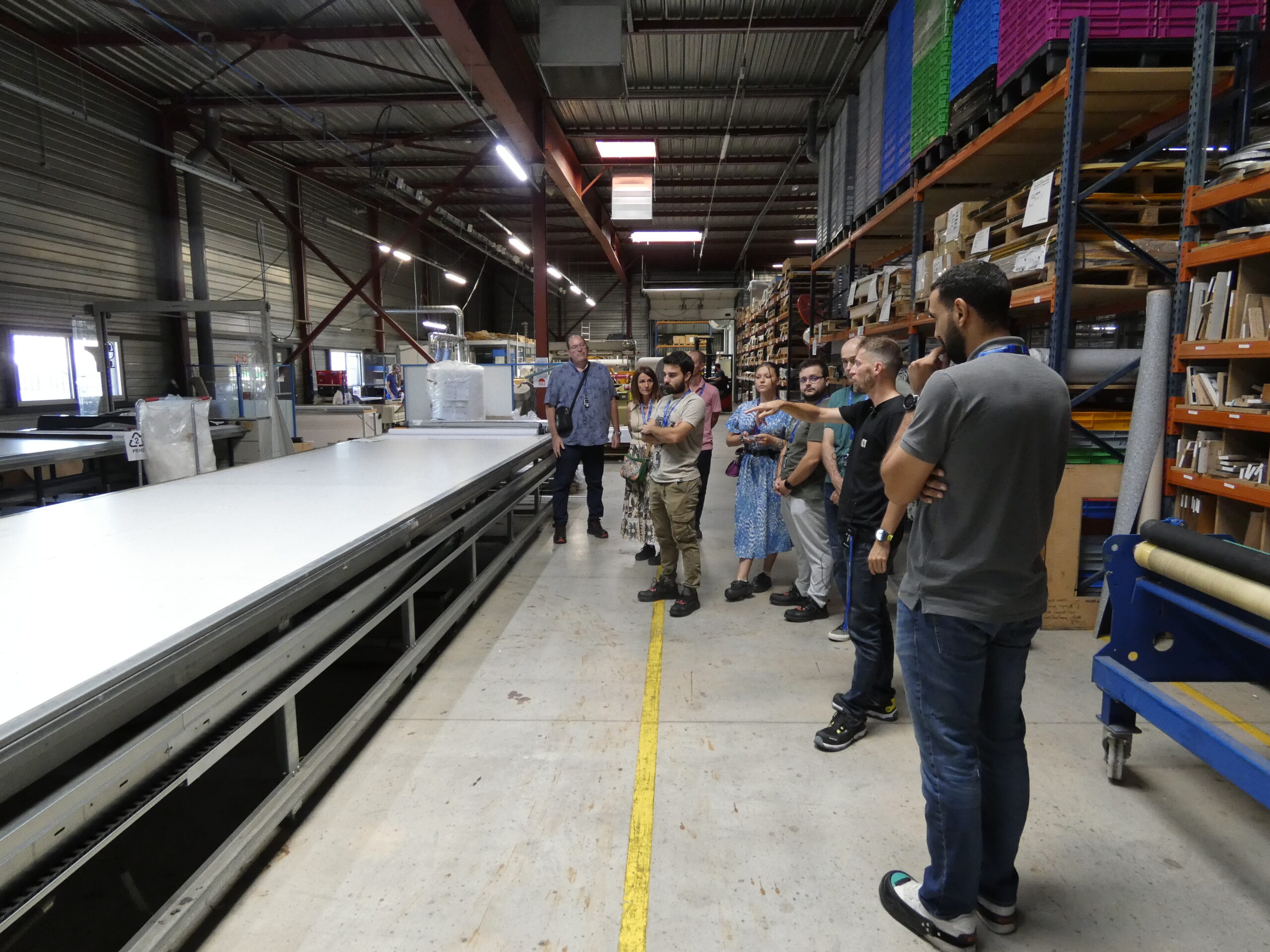 Visite intersite RSE QVT site romanais industrie VTD